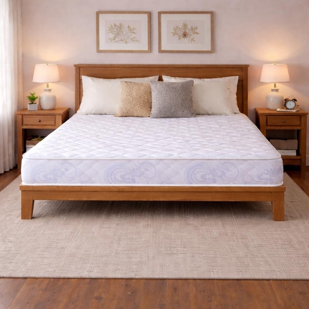 Zavora Homes Firm Medical Mattress – Orthopedic Foam | (10 cm Thickness) | Back Pain Relief | American Tricot Fabric. (Double - 140 x 200cm)